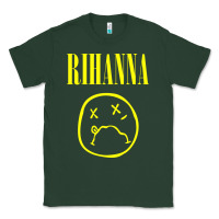 Sports Green Grunge Rihanna Classic Tee - PixelWave