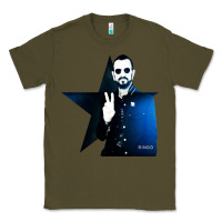 Army Green ringo starr 01 Classic Tee - PixelWave