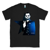Black ringo starr 01 Classic Tee - PixelWave