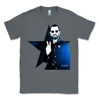Charcoal Heather ringo starr 01 Classic Tee - PixelWave