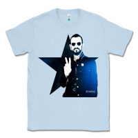 Dusty Blue ringo starr 01 Classic Tee - PixelWave