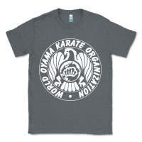 Charcoal Heather World Oyama Karate Organization ( white ) Classic Tee - PixelWave