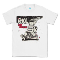 White RKL Keep Laughing Essential Classic Tee - PixelWave