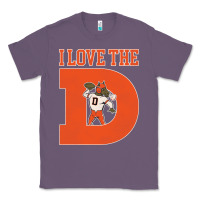 Lavender i love the d broncos football quote Classic Tee - PixelWave