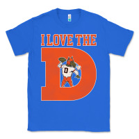 True Royal i love the d broncos football quote Classic Tee - PixelWave