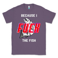 Lavender because i fuck the fish Classic Tee - PixelWave