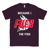 Plum because i fuck the fish Classic Tee - PixelWave