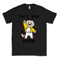 Black Don´t Stop Meow Classic Tee - PixelWave