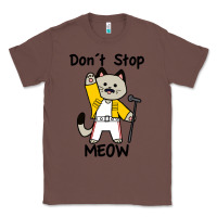 Chestnut Don´t Stop Meow Classic Tee - PixelWave