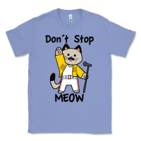 Colony Blue Don´t Stop Meow Classic Tee - PixelWave