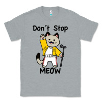 Heather Grey Don´t Stop Meow Classic Tee - PixelWave