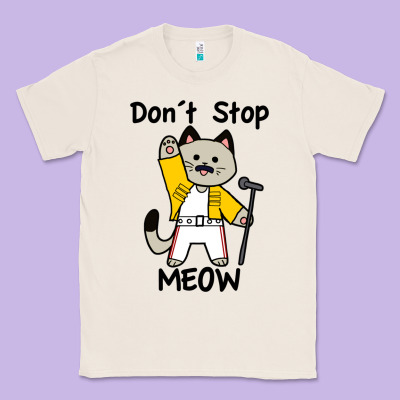 Don´t Stop Meow Classic Tee Designed By Pixelwave