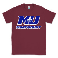 Burgundy marymount university vectorized Classic Tee - PixelWave