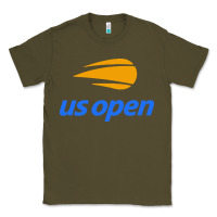 Army Green open Tennis tournament Classic Tee - PixelWave
