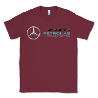 Burgundy mercedis f1 Classic Tee - PixelWave