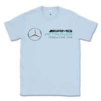 Dusty Blue mercedis f1 Classic Tee - PixelWave
