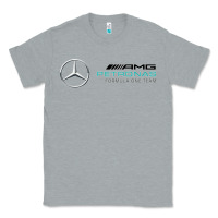 Heather Grey mercedis f1 Classic Tee - PixelWave