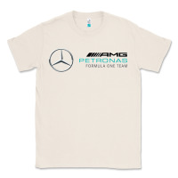 Natural mercedis f1 Classic Tee - PixelWave