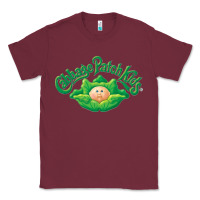 Burgundy Cabbage Patch Kids Essential Classic Tee - PixelWave