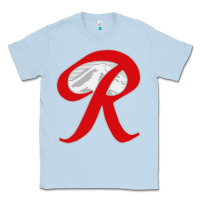Dusty Blue men rainier beer capital r mountain Classic Tee - PixelWave