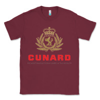 Burgundy luxury cruises cunard Classic Tee - PixelWave