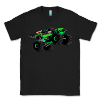 Black monster truck grave digger Classic Tee - PixelWave