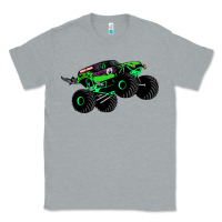 Heather Grey monster truck grave digger Classic Tee - PixelWave