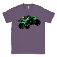 Lavender monster truck grave digger Classic Tee - PixelWave