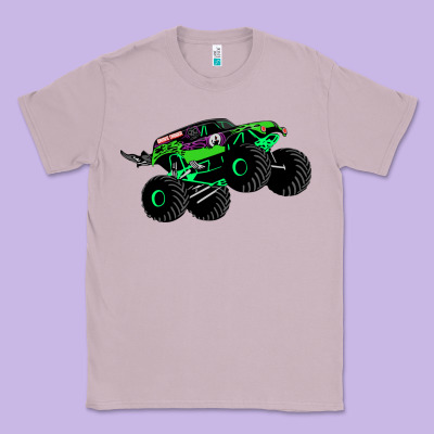 Monster Truck Grave Digger Classic Tee Designed By Pixelwave