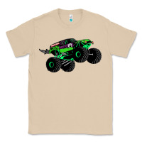 Mushroom monster truck grave digger Classic Tee - PixelWave