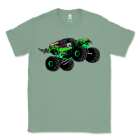 Sage monster truck grave digger Classic Tee - PixelWave