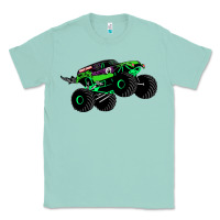 Seafoam monster truck grave digger Classic Tee - PixelWave