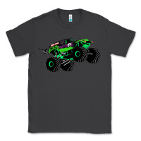 Smoke monster truck grave digger Classic Tee - PixelWave