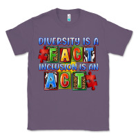 Lavender diversity is a fact indesion is an act Classic Tee - FaDigitalArtStudio