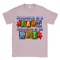 Lilac diversity is a fact indesion is an act Classic Tee - FaDigitalArtStudio