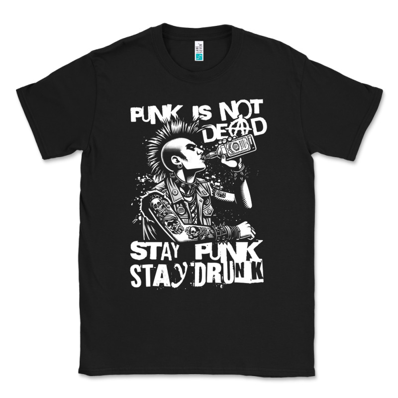 Stay Punk Stay Drunk Classic Tee by PixelWave | Teevron