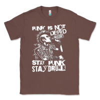 Chestnut Stay Punk Stay Drunk Classic Tee - PixelWave