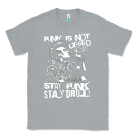 Heather Grey Stay Punk Stay Drunk Classic Tee - PixelWave