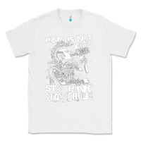 White Stay Punk Stay Drunk Classic Tee - PixelWave