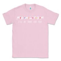 Bubblegum Pink realtor i'll be there for you long sleeve Classic Tee - PixelWave