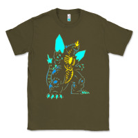 Army Green Spacegodzilla Classic Tee - PixelWave