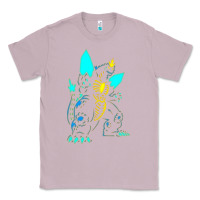 Lilac Spacegodzilla Classic Tee - PixelWave