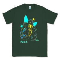 Sports Green Spacegodzilla Classic Tee - PixelWave