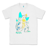 White Spacegodzilla Classic Tee - PixelWave