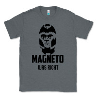 Charcoal Heather magneto was right Classic Tee - PixelWave