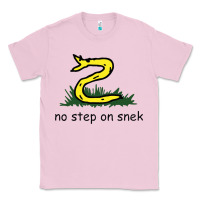 Bubblegum Pink no step on snek,libertarian,tumblr,meme,funny,polotics,no step,on,snek Classic Tee - PixelWave