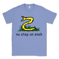Colony Blue no step on snek,libertarian,tumblr,meme,funny,polotics,no step,on,snek Classic Tee - PixelWave