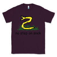 Plum no step on snek,libertarian,tumblr,meme,funny,polotics,no step,on,snek Classic Tee - PixelWave
