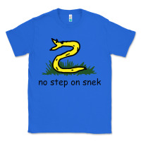 True Royal no step on snek,libertarian,tumblr,meme,funny,polotics,no step,on,snek Classic Tee - PixelWave