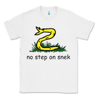 White no step on snek,libertarian,tumblr,meme,funny,polotics,no step,on,snek Classic Tee - PixelWave
